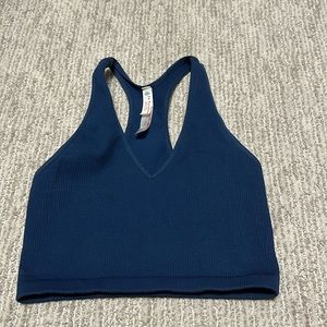 Navy Free People Tank Top